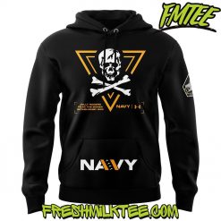 Navy Midshipmen Footbal NCAA Black Hoodie