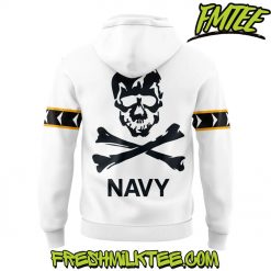 Navy Midshipmen Footbal NCAA White Hoodie