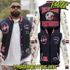 New England Patriots NFL Throwback Baseball Jacket