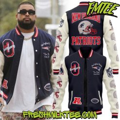 New England Patriots NFL Go Pats Est 1960 Baseball Jacket