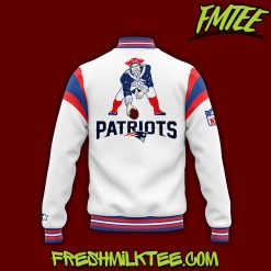 New England Patriots NFL Throwback Baseball Jacket