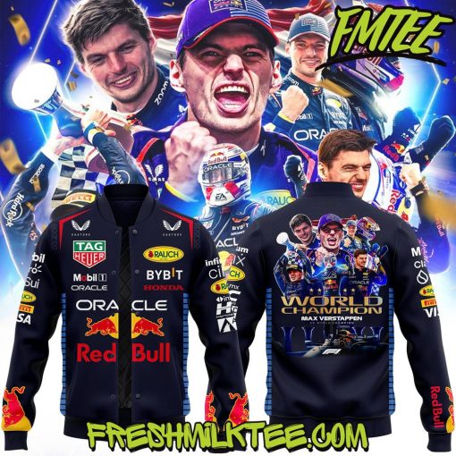 Oracle Red Bull Racing World Champion 2024 Baseball Jacket