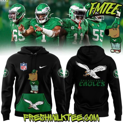 Philadelphia Eagles NFL x Chill Guy Hoodie