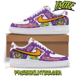 Scooby Doo Groovy Christmas Purple Air Force 1 Sneaker