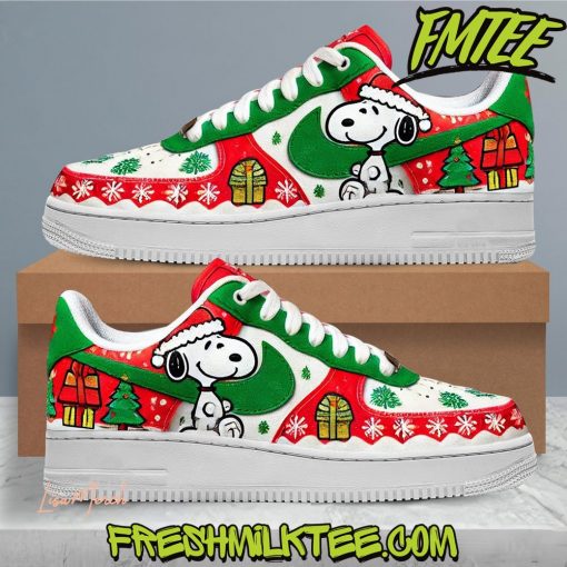 Snoopy Merry Christmas Air Force 1 Sneaker