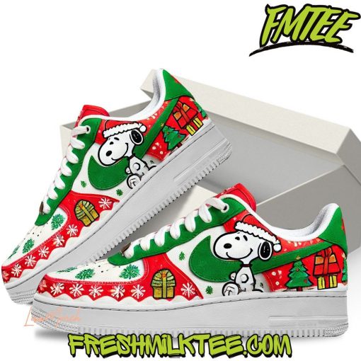 Snoopy Merry Christmas Air Force 1 Sneaker