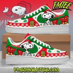 Snoopy Merry Christmas Air Force 1 Sneaker