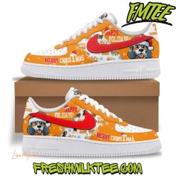 Tennessee Volunteers NCAA Merry Christmas Air Force 1 Sneaker