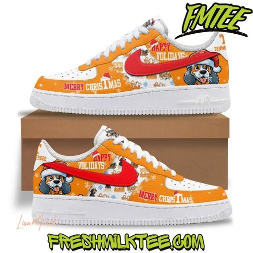 Tennessee Volunteers NCAA Merry Christmas Air Force 1 Sneaker