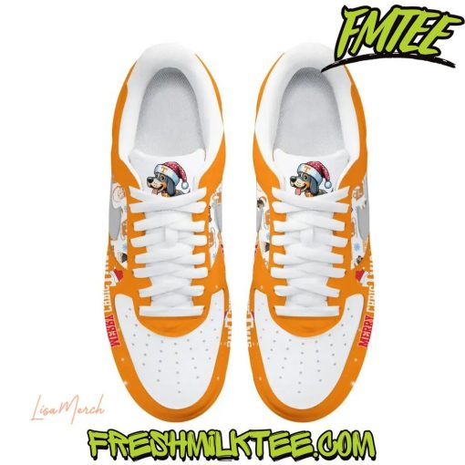 Tennessee Volunteers NCAA Merry Christmas Air Force 1 Sneaker