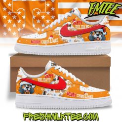 Tennessee Volunteers NCAA Merry Christmas Air Force 1 Sneaker