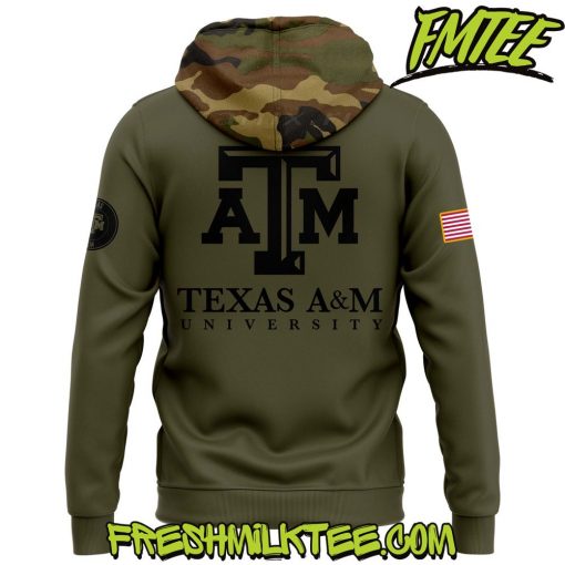 Texas A&M Aggies Football NCAA Salute to Service Hoodie