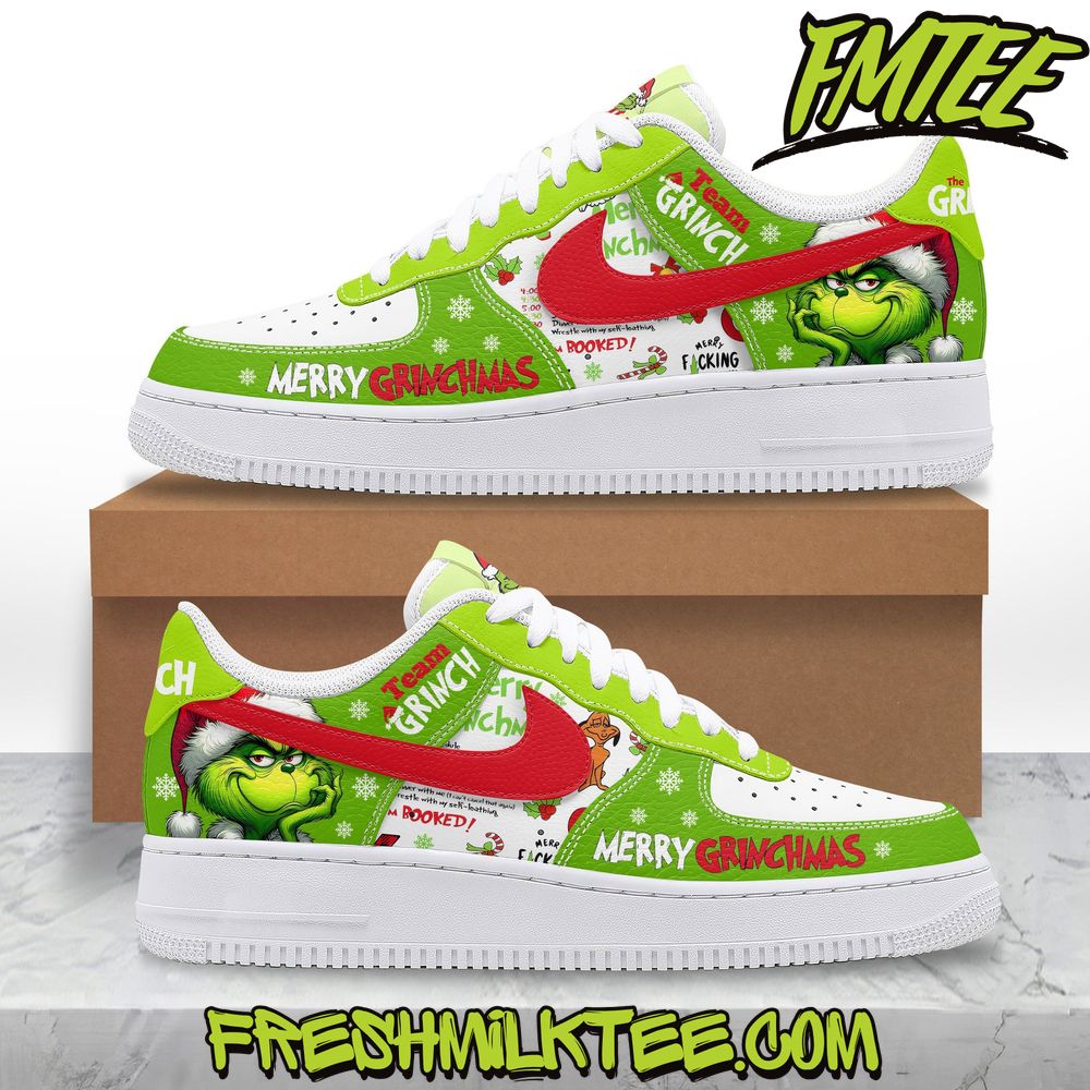 The Grinch Merry Grinchmas Air Force 1 Sneaker