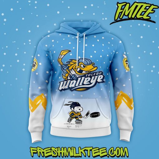 Toledo Walleye Ice Hockey Team x Peanuts Night Hoodie