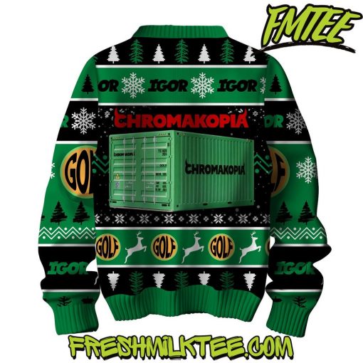 Tyler The Creator Chromakopia Ugly Christmas Sweater