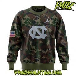 UNC Basketball Coach Hubert Davis Camo Sweater