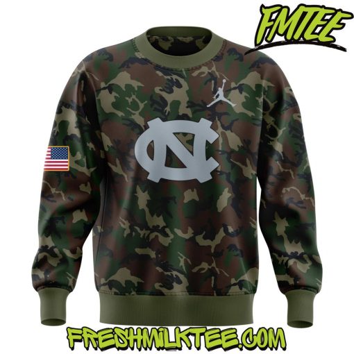 UNC Basketball Coach Hubert Davis Camo Sweater