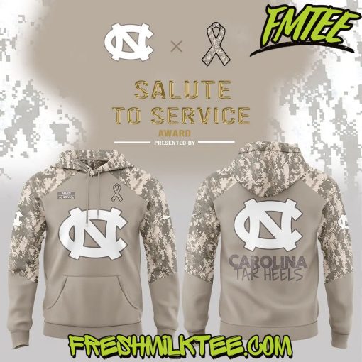 UNC Basketball Salute To Service Hoodie