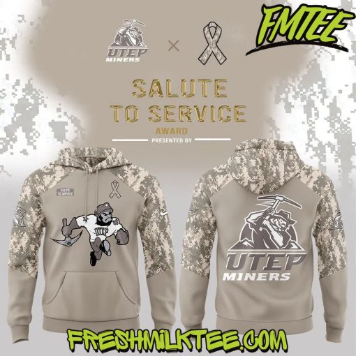 UTEP Miners Football NCAA Salute To Service Hoodie