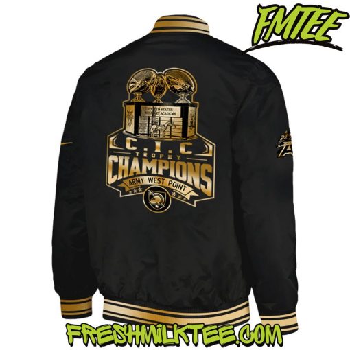 Army Black Knights Football NCAA 2024 Champions Baseball Jacket