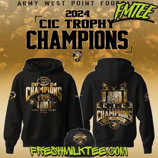 Army Black Knights Football NCAA 2024 Champions Hoodie