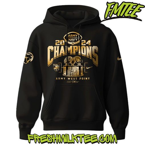 Army Black Knights Football NCAA 2024 Champions Hoodie