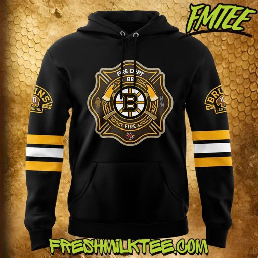 Boston Bruins NHL x Firefighter Appreciation Hoodie