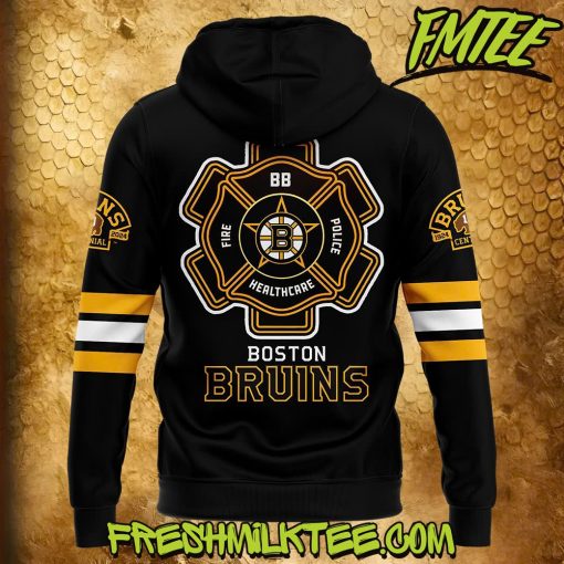 Boston Bruins NHL x Firefighter Appreciation Hoodie