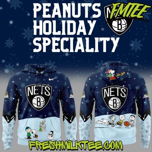 Brooklyn Nets NBA Peanuts x Snoopy Hoodie