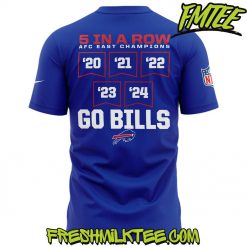 Buffalo Bills NFL Nike 2024 AFC East Division Champions TShirt