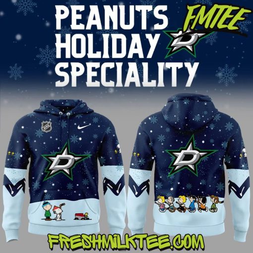 Dallas Stars NHL Peanuts x Snoopy Night Nike Hoodie