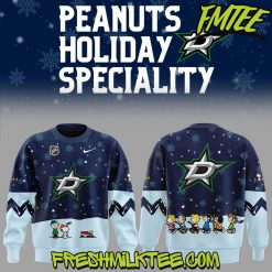 Dallas Stars NHL Peanuts x Snoopy Night Nike Sweatshirt