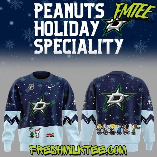 Dallas Stars NHL Peanuts x Snoopy Night Nike Sweatshirt