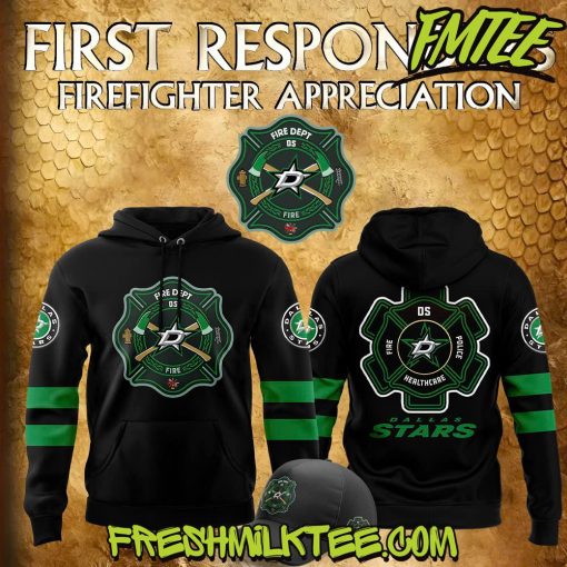 Dallas Stars NHL x Firefighter Appreciation Hoodie