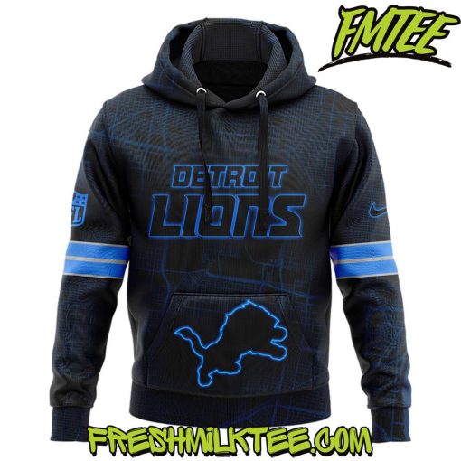 Detroit Lions NFL Back In Black Hoodie