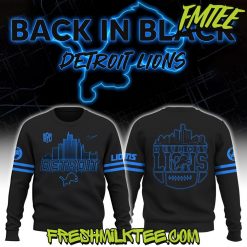 Detroit Lions NFL Back In Black Sweater