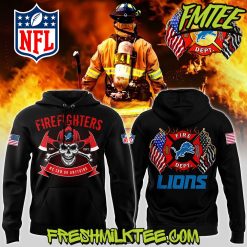 Detroit Lions NFL x Firefighter Appreciation Hoodie