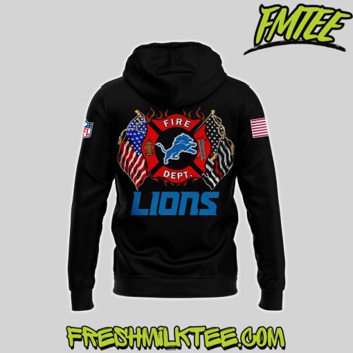 Detroit Lions NFL x Firefighter Appreciation Hoodie