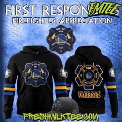 Golden State Warriors NBA Firefighter Appreciation Hoodie