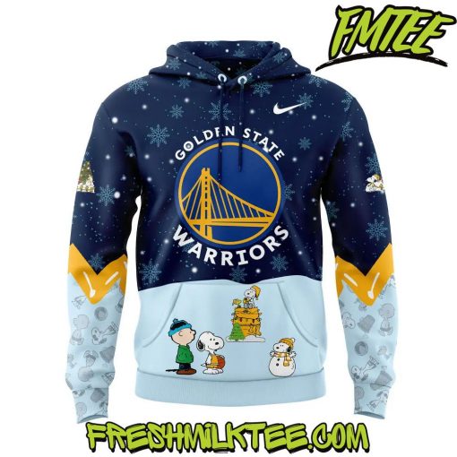 Golden State Warriors NBA Peanuts x Snoopy Hoodie