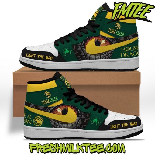 House of the Dragon Team Green Air Jordan 1 Sneaker