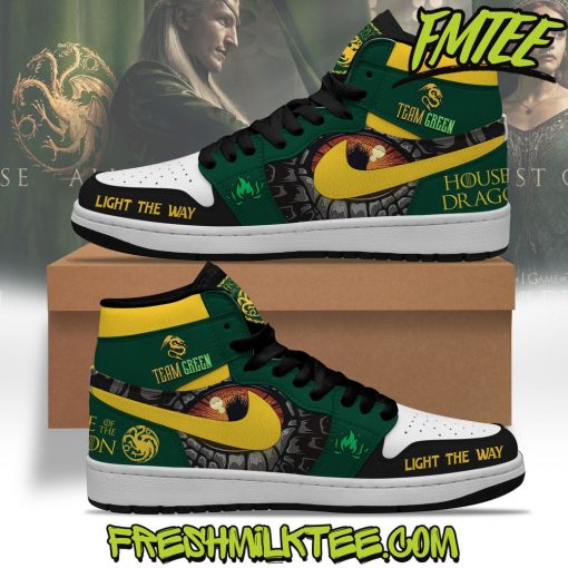 House of the Dragon Team Green Air Jordan 1 Sneaker