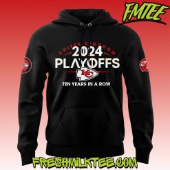 Kansas City Chiefs NFL PLAYOFFS AFC WEST CLINCHED Hoodie