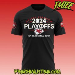 Kansas City Chiefs NFL PLAYOFFS AFC WEST CLINCHED T-Shirt