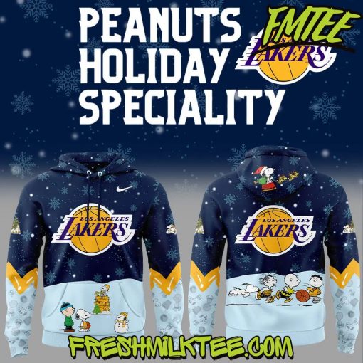 Los Angeles Lakers NBA Peanuts x Snoopy Hoodie