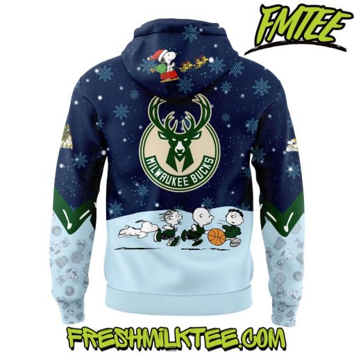 Milwaukee Bucks NBA Peanuts x Snoopy Hoodie