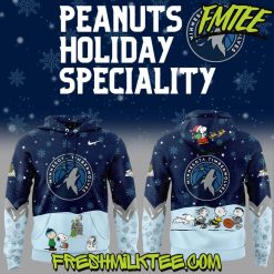 Minnesota Timberwolves NBA Peanuts x Snoopy Hoodie