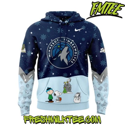 Minnesota Timberwolves NBA Peanuts x Snoopy Hoodie