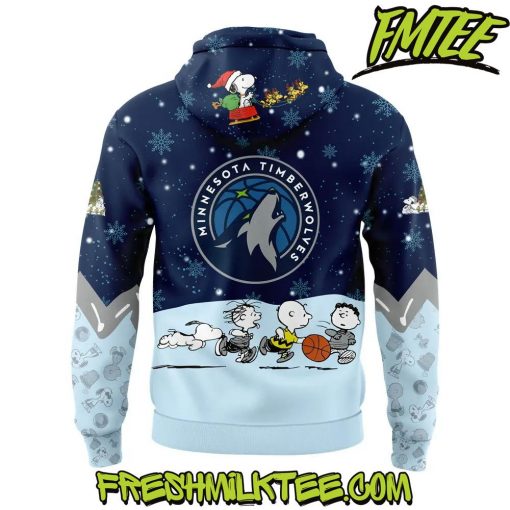 Minnesota Timberwolves NBA Peanuts x Snoopy Hoodie