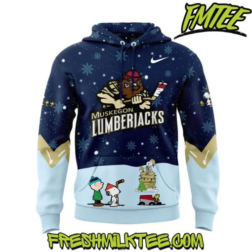 Muskegon Lumberjacks Hockey Peanuts x Snoopy Hoodie